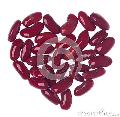 Heart Healthy Kidney Beans Stock Photo