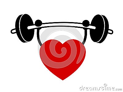 Heart exercise Vector Illustration