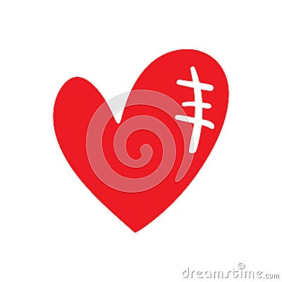 Heart icon vector. Love illustration sign. romance symbol or logo. Vector Illustration
