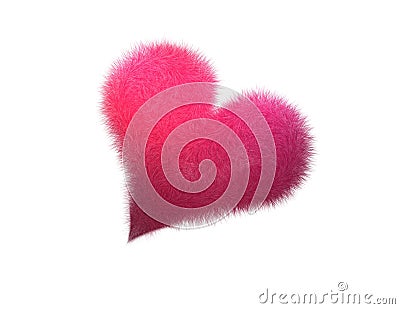 Heart isolated on white Stock Photo