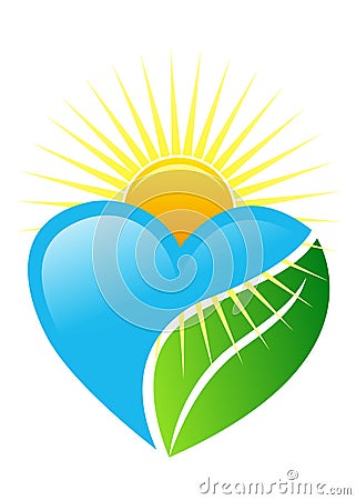 Heart logo Vector Illustration