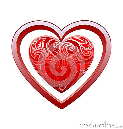Heart love Stock Photo