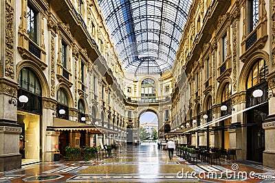 In the heart of Milan, Italy Stock Photo