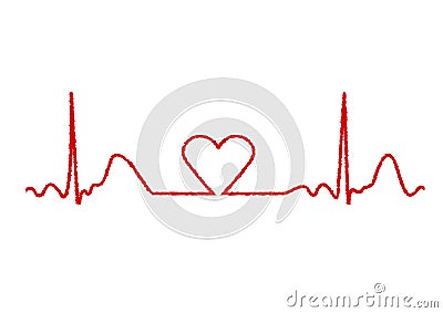 Heart monitor Vector Illustration