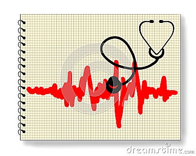 Heart monitor Stock Photo