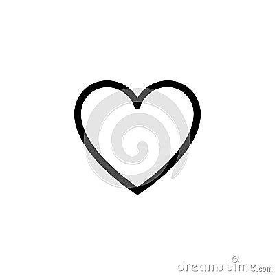 Heart outline icon Vector Illustration