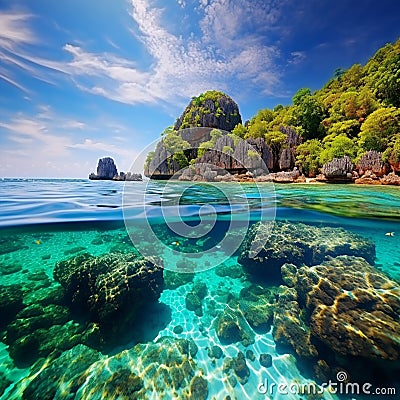 Heart-Pounding Adventure in Phuket Stock Photo