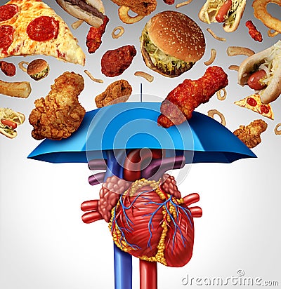 Heart Protection Stock Photo