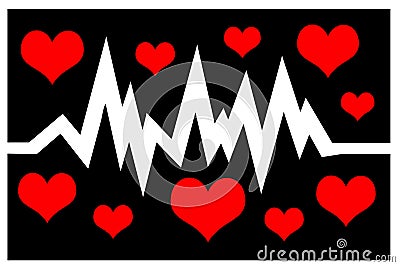 Heart rate Stock Photo