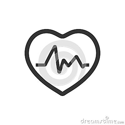 Heart Rate Icon Vector Illustration