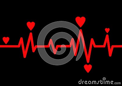 Heart Rate Monitor Stock Photo