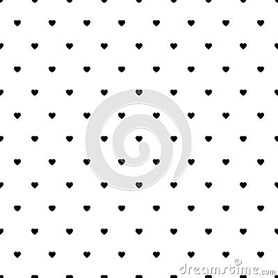 Heart seamless pattern. Elegant little hearts. Repeated small patern design prints. Cute symbol love girl or woman. Repeating Vector Illustration