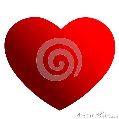 Heart shape for love symbols Stock Photo