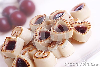 Heart Shaped Cookies Stock Photo