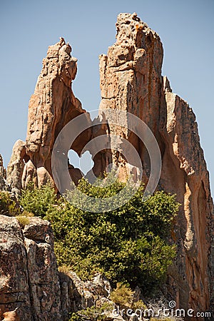 Heart shaped rock Stock Photo