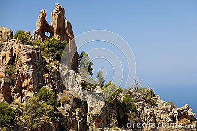 Heart shaped rock Stock Photo