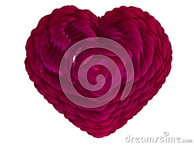 Heart for Valentine's card Stock Photo