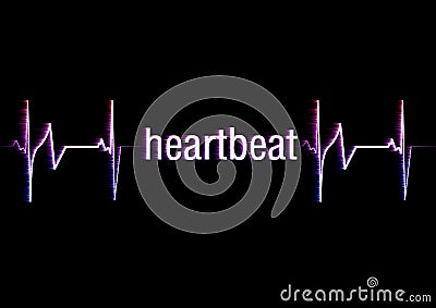 Heartbeat Cartoon Illustration