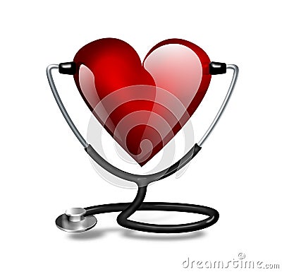 Heartbeat concept Stock Photo