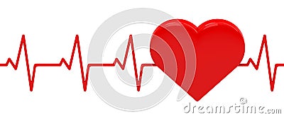 The heartbeat Stock Photo