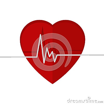 Heartbeat Vector Illustration