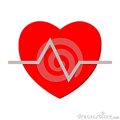 Heartbeat icon Stock Photo