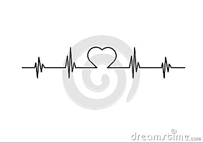 Heartbeat monitor illustrations Stock Photo