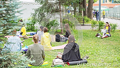 The Heartfulness meditation practitioners Editorial Stock Photo