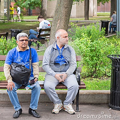 Heartfulness meditation practitioners Editorial Stock Photo