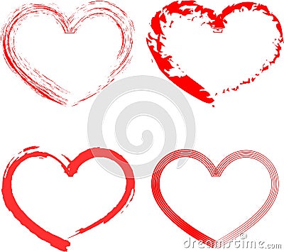 Hearts Vector Illustration