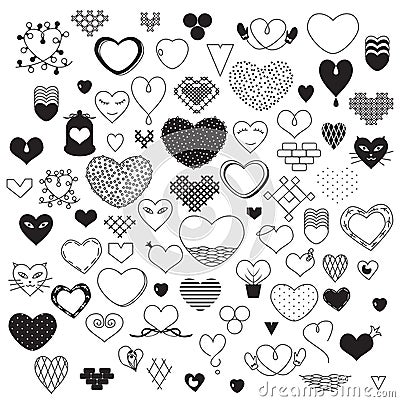 Hearts Vector Illustration