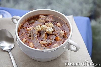 Hearty Soup Stock Photo