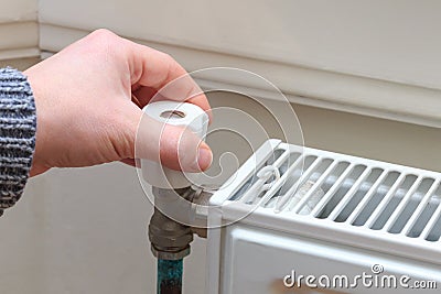 Central heating Stock Photo