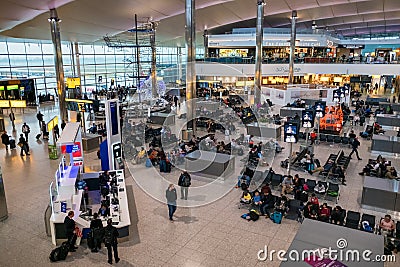 Heathrow Airport London Editorial Stock Photo