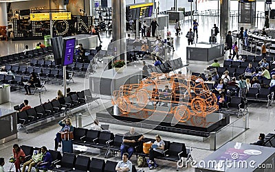 Heathrow Airport - Terminal 5 Editorial Stock Photo