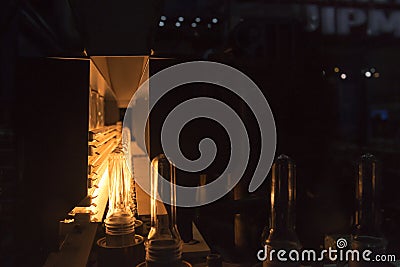 The heating process for raw material Stock Photo