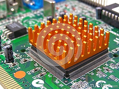 Heatsink Stock Photo