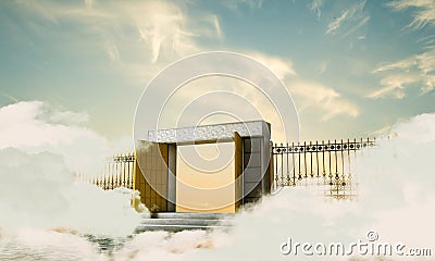 Heaven gate Stock Photo