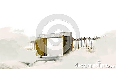 Heaven gate Stock Photo