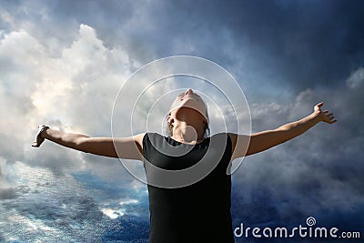 Heavenly Fall Stock Photo