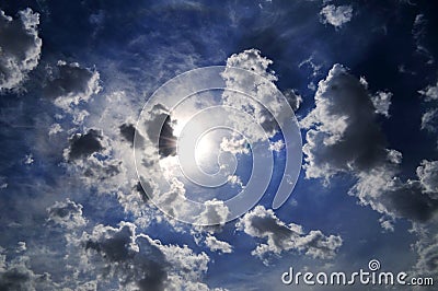 Heavenly light Stock Photo