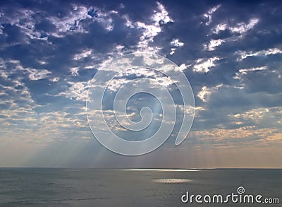 Heavenly light Stock Photo