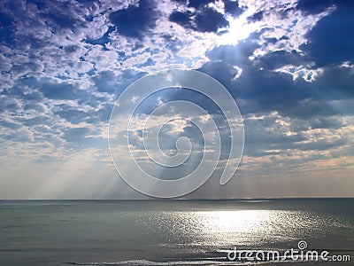 Heavenly light Stock Photo