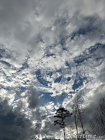 Heavens Above Us Stock Photo