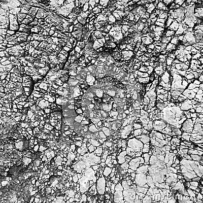 Heavily eroded stone texture Stock Photo