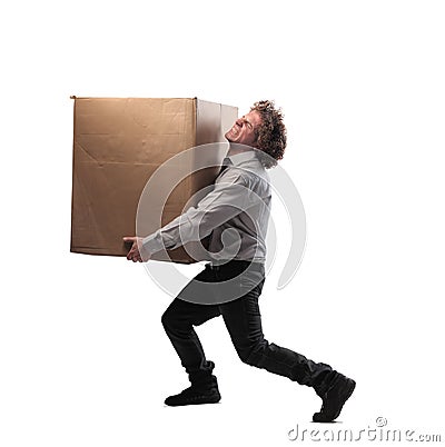 Heavy Box Stock Photo