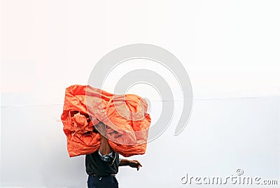 Heavy burden Stock Photo