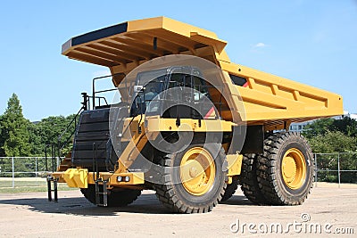 Heavy Duty Dump Truck Stock Photo