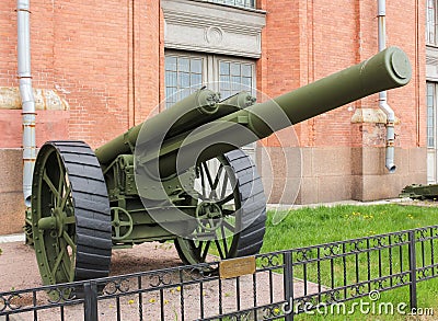 The heavy field gun of the Armstrong system. Editorial Stock Photo