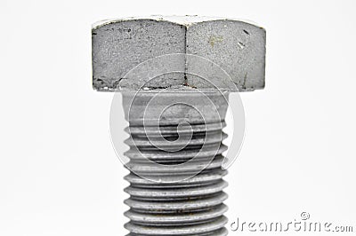 Heavy metal bolt and tools equipment. Stock Photo